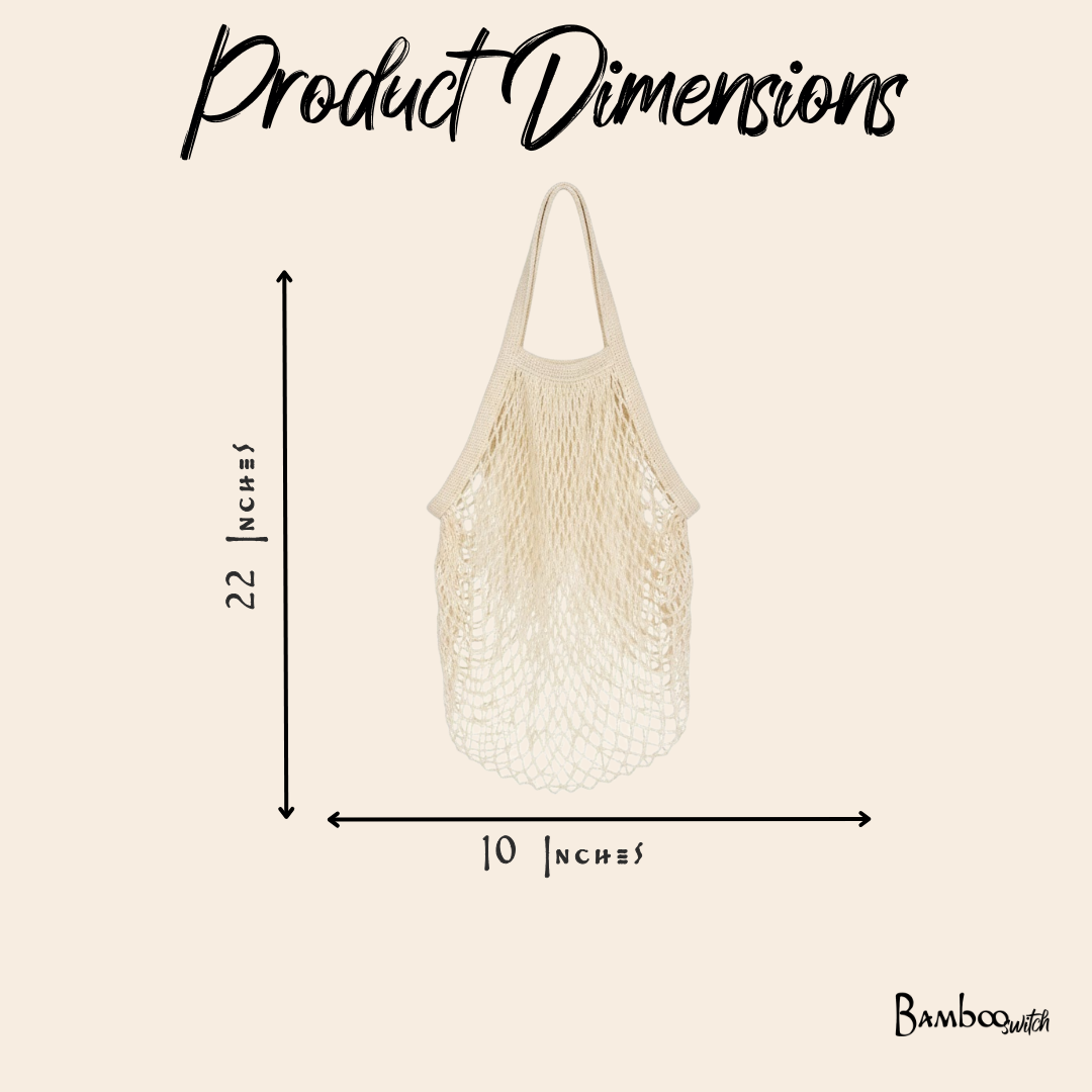 Organic Cotton Net Beach Bag