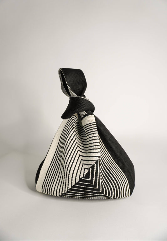 Labyrinth Black Handbag