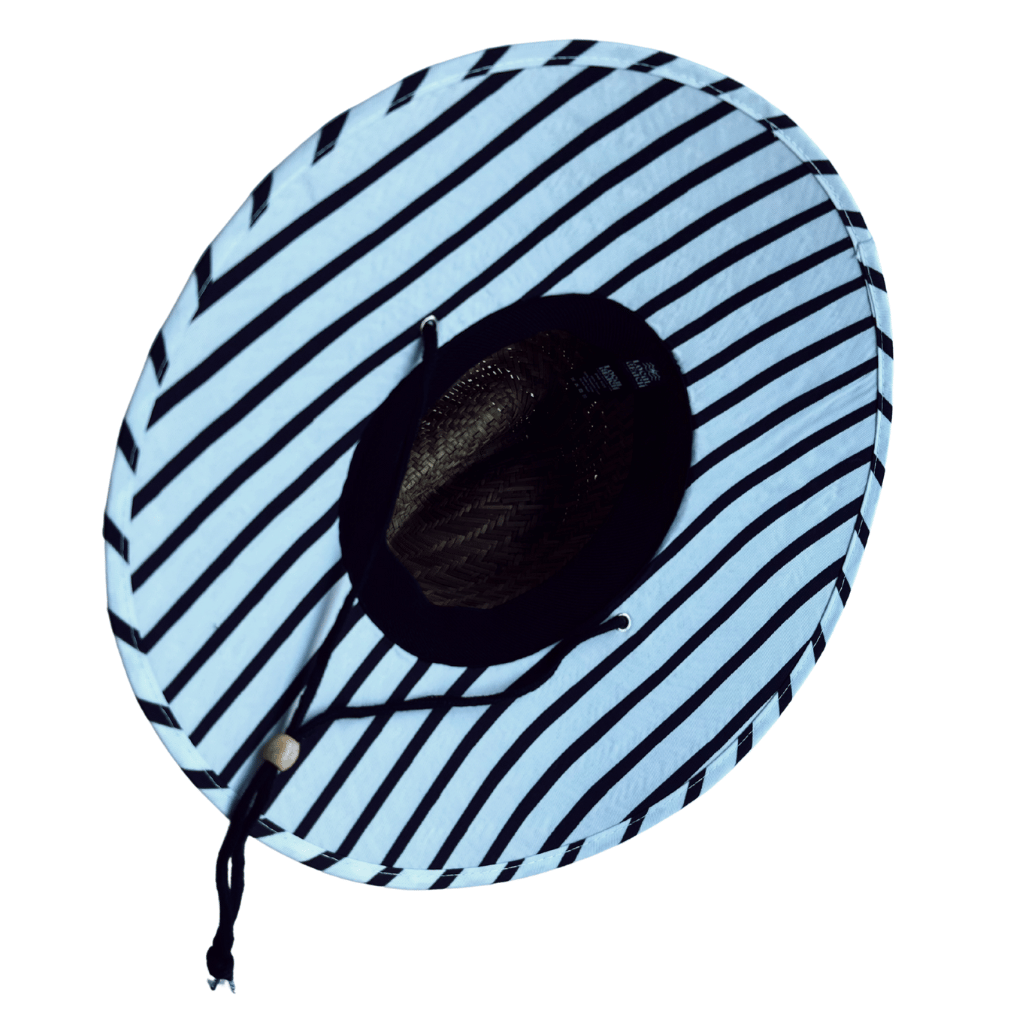 Striped Adult Lifeguard Hat