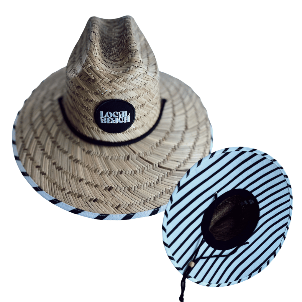 Striped Adult Lifeguard Hat