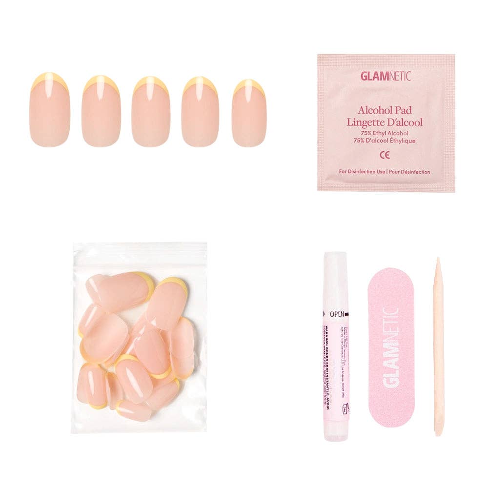 French Butter Press-On Nails | Short Round