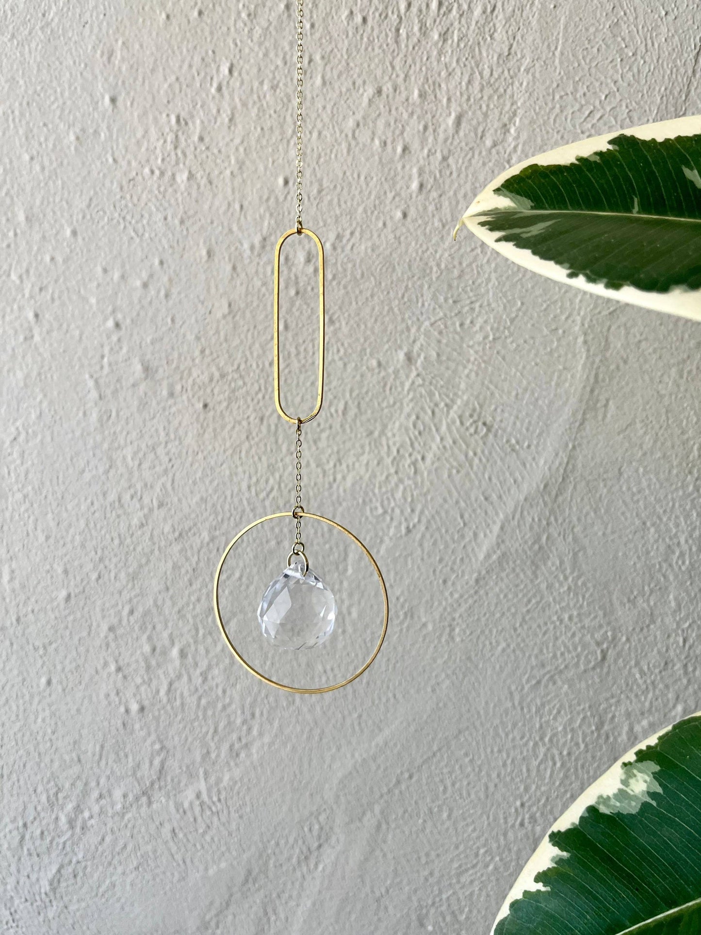 Simple Circle Sun Catcher Crystal Prism Rainbow Maker