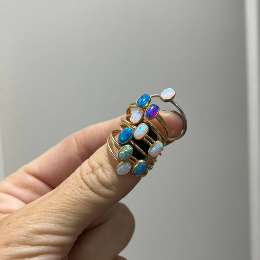 Oval Opal Ring