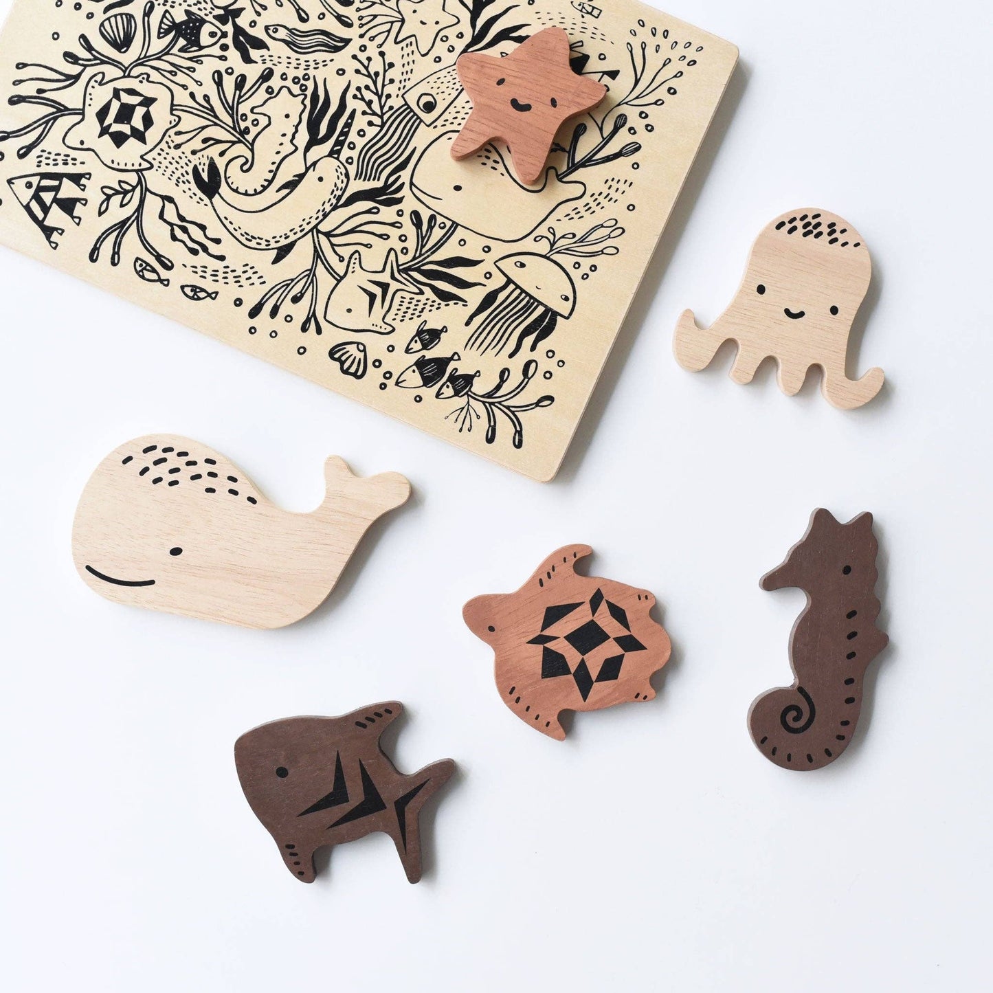 Ocean Animals Tray Puzzle