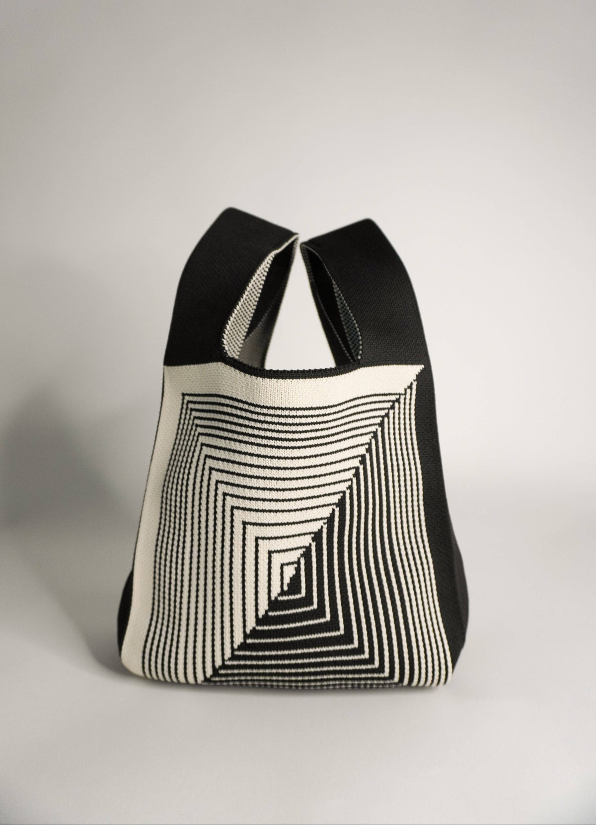 Labyrinth Black Handbag