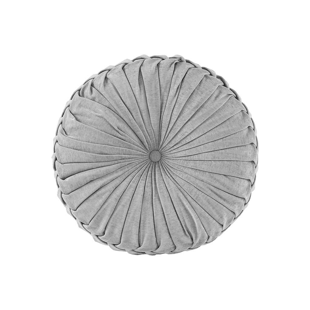 Pleated Round Floor Cushion