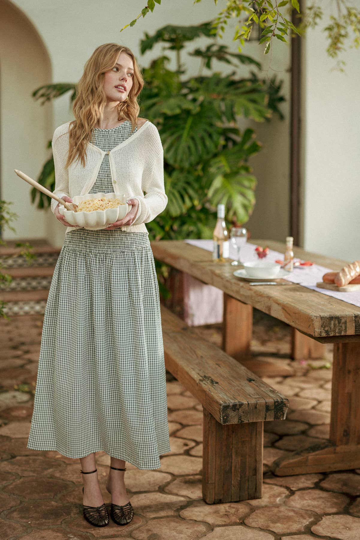 Gingham Fall Dress