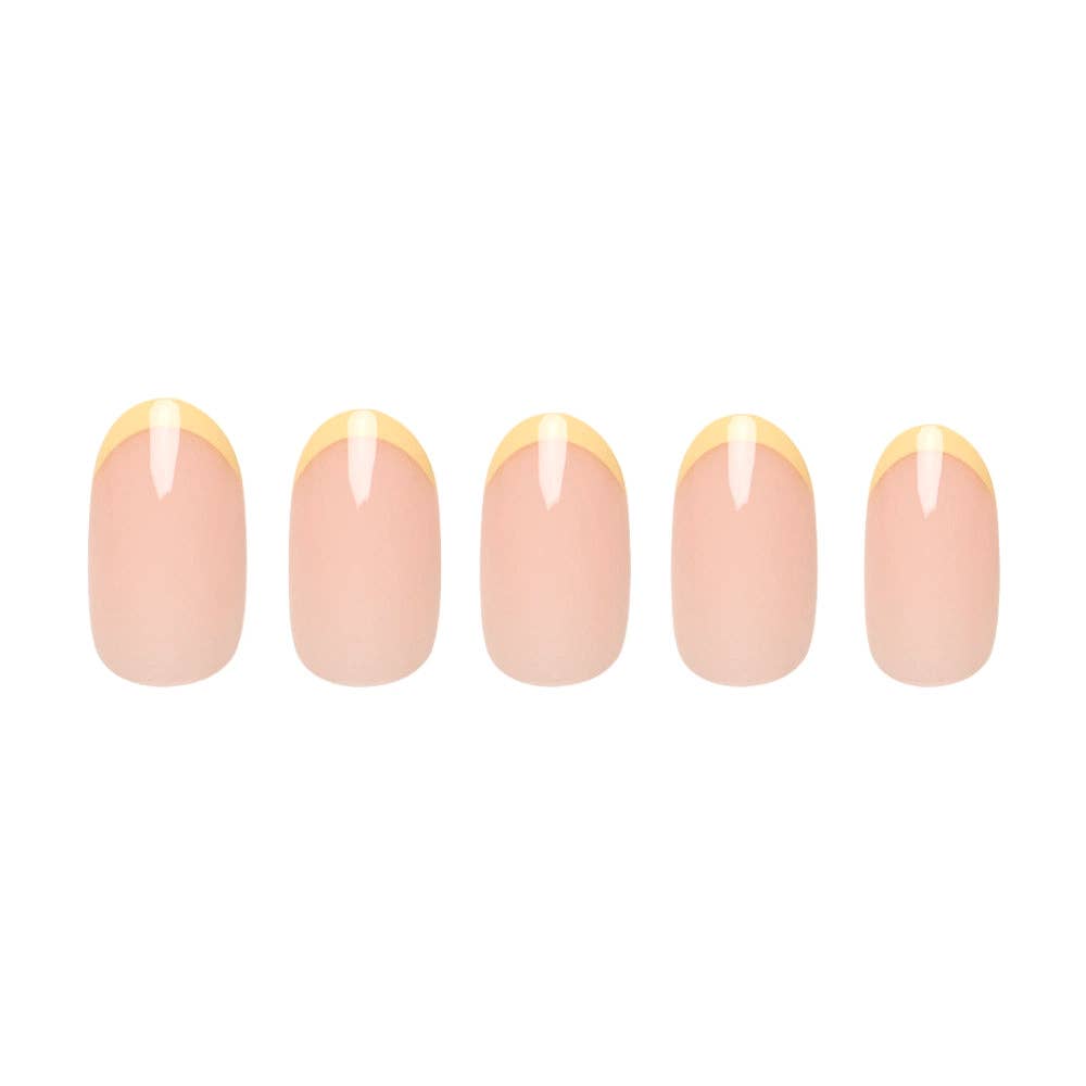 French Butter Press-On Nails | Short Round