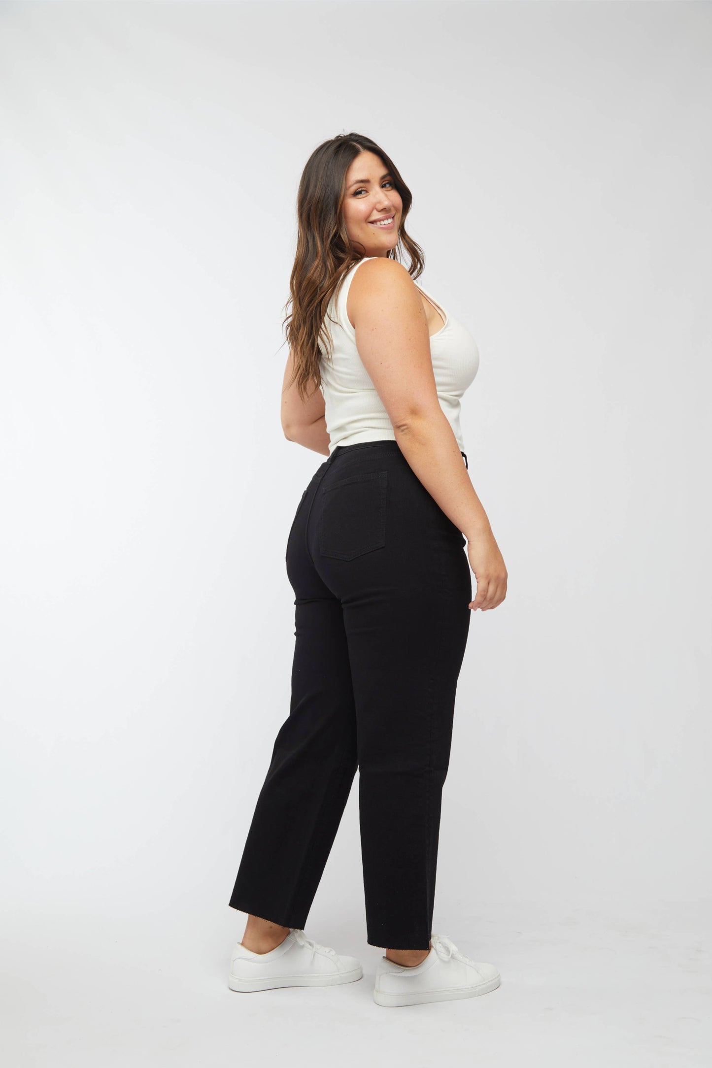 Aberdeen High Rise Jean in Black