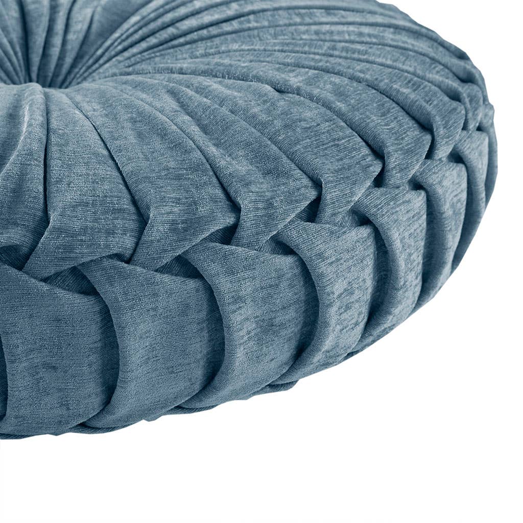 Pleated Round Floor Cushion