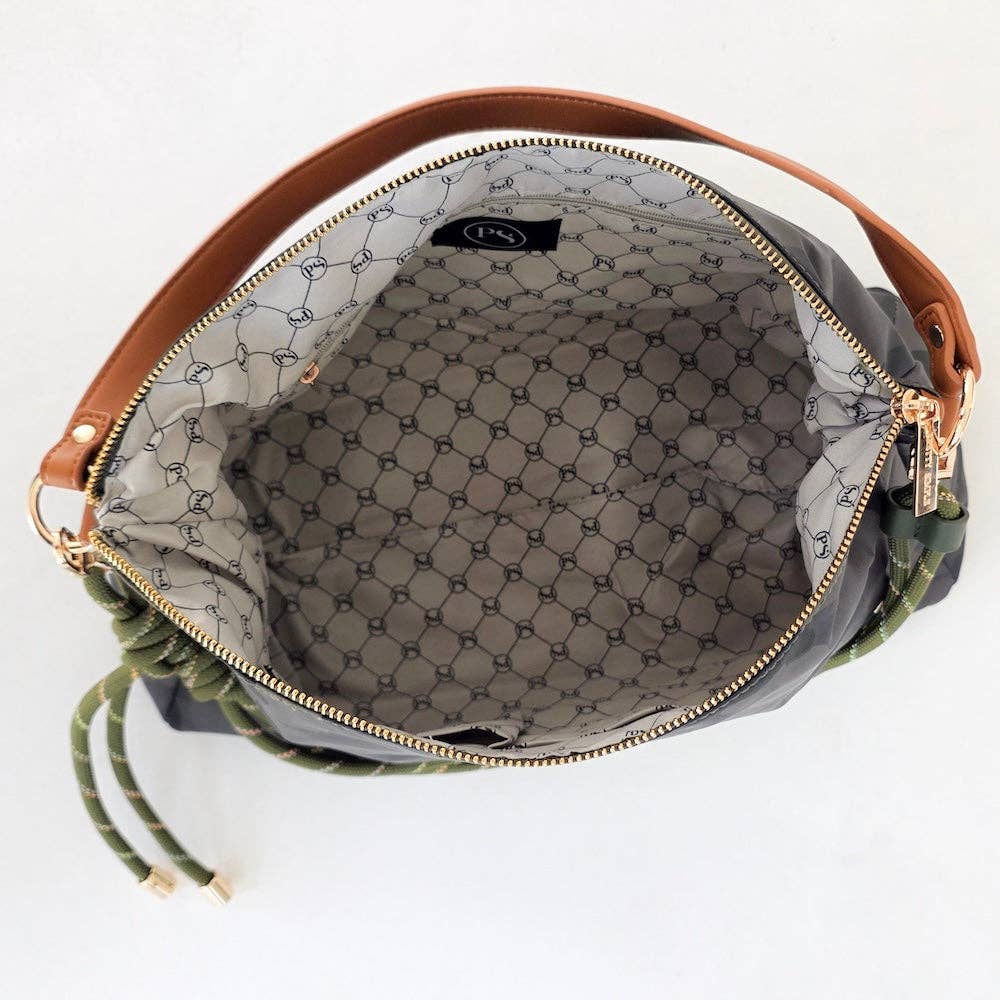 Nikki Nylon Slouch Shoulder Bag
