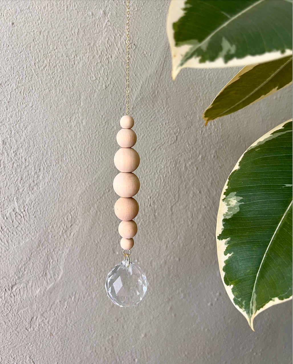 Beaded Crystal Prism Sun Catcher