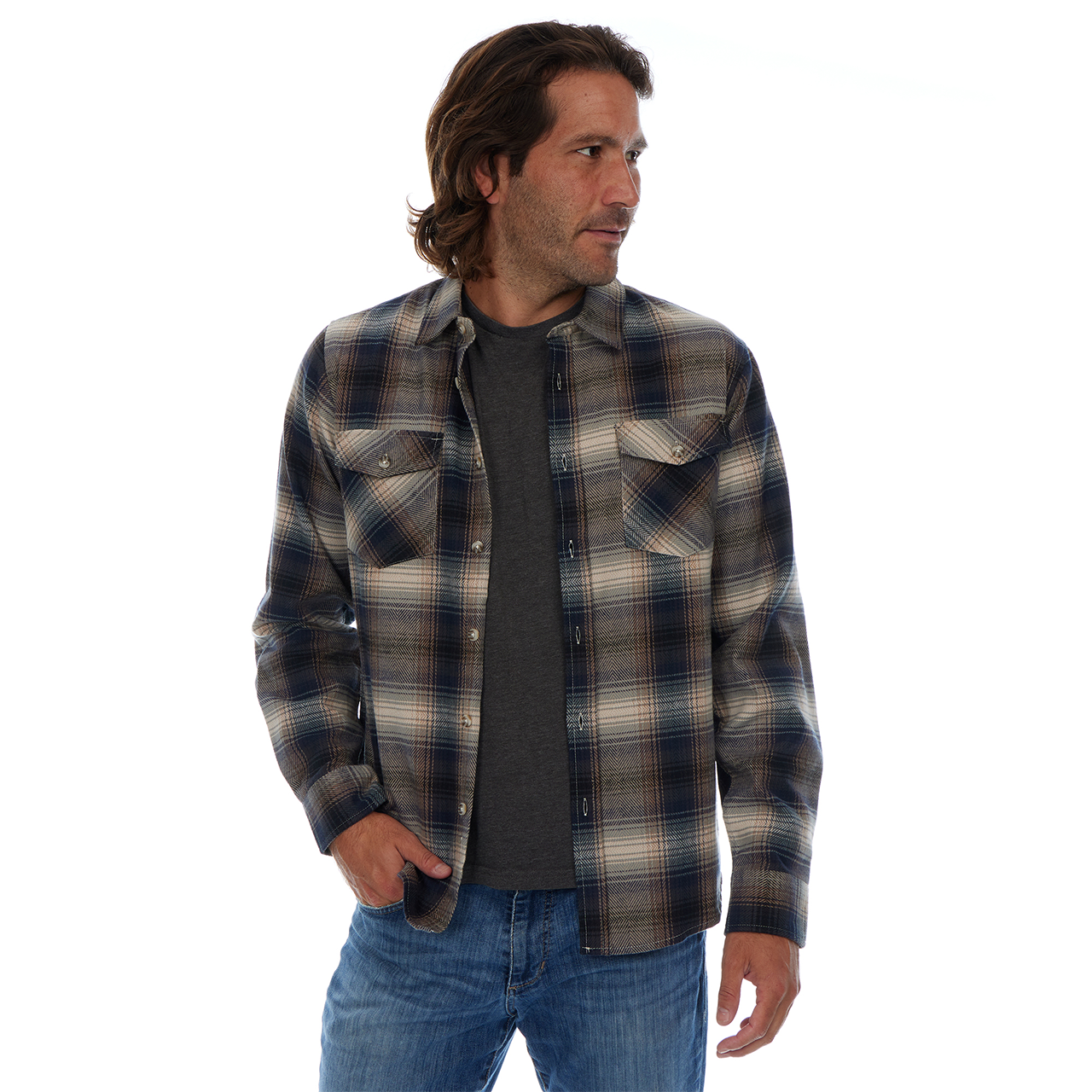 Trey Flannel Shirt