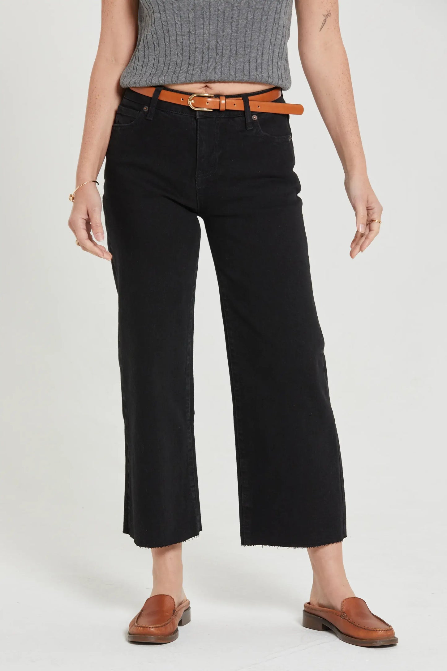 Aberdeen High Rise Jean in Black