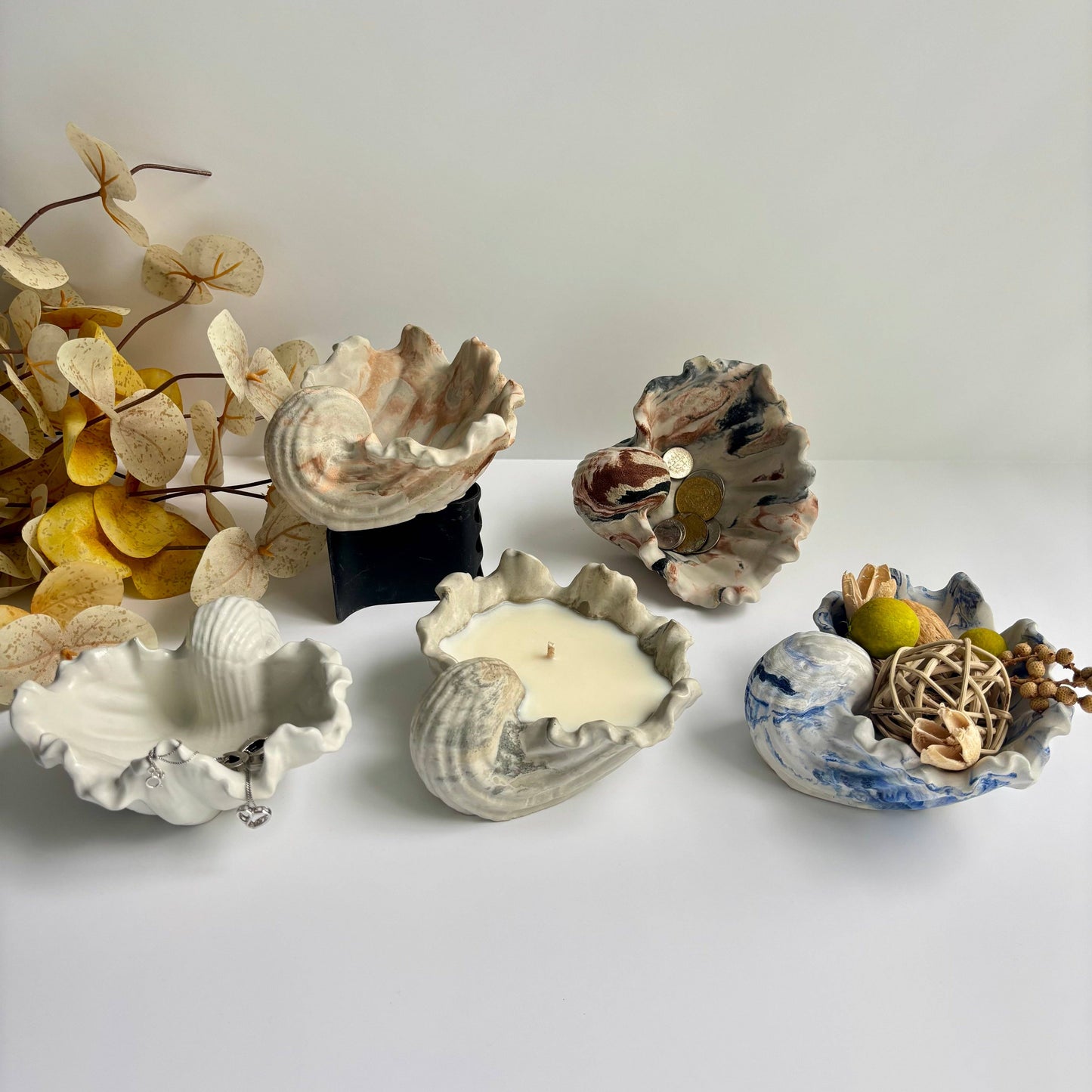 Selene Shell Concrete Bowl
