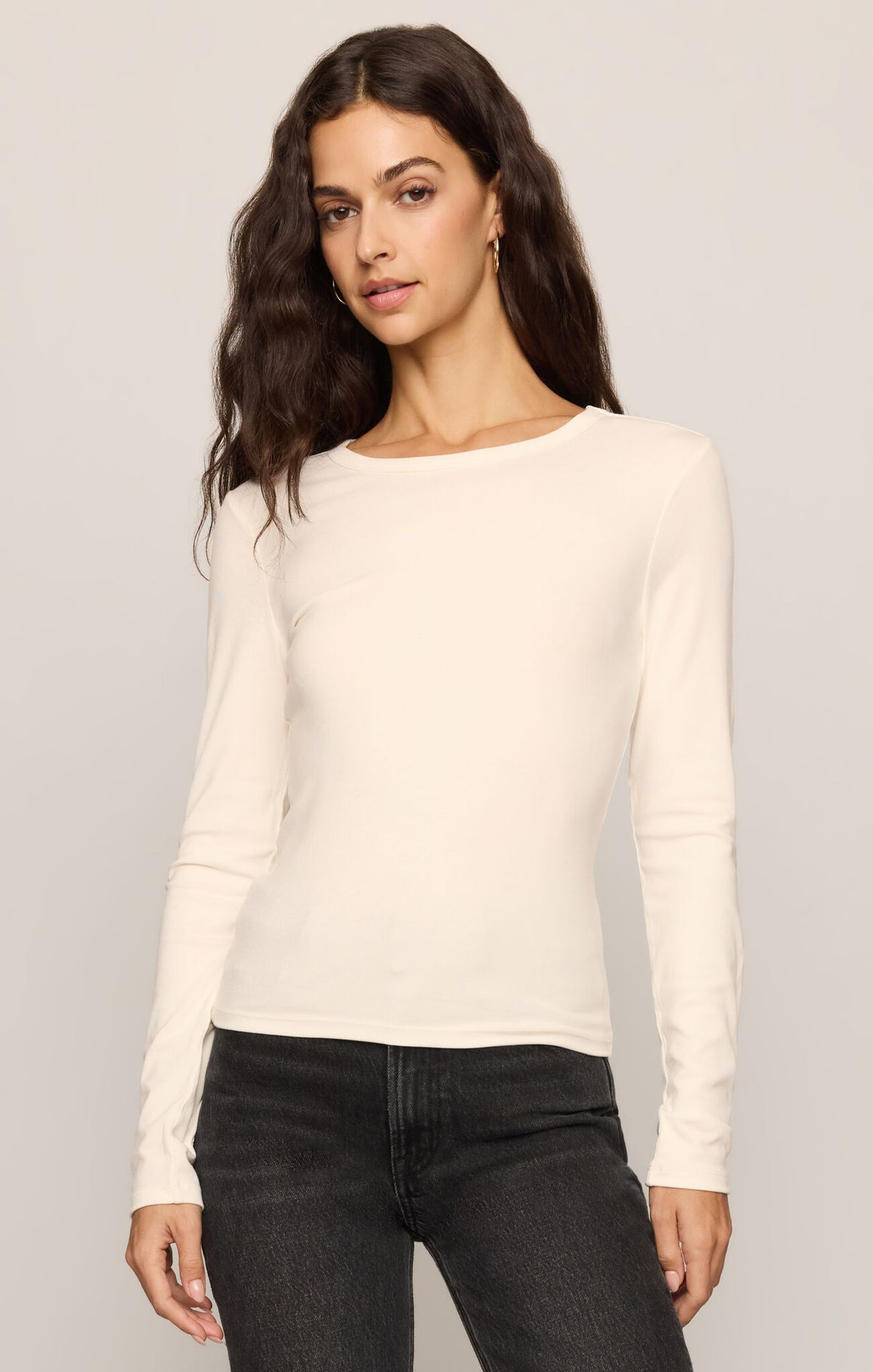 Second Skin Crew LS Tee