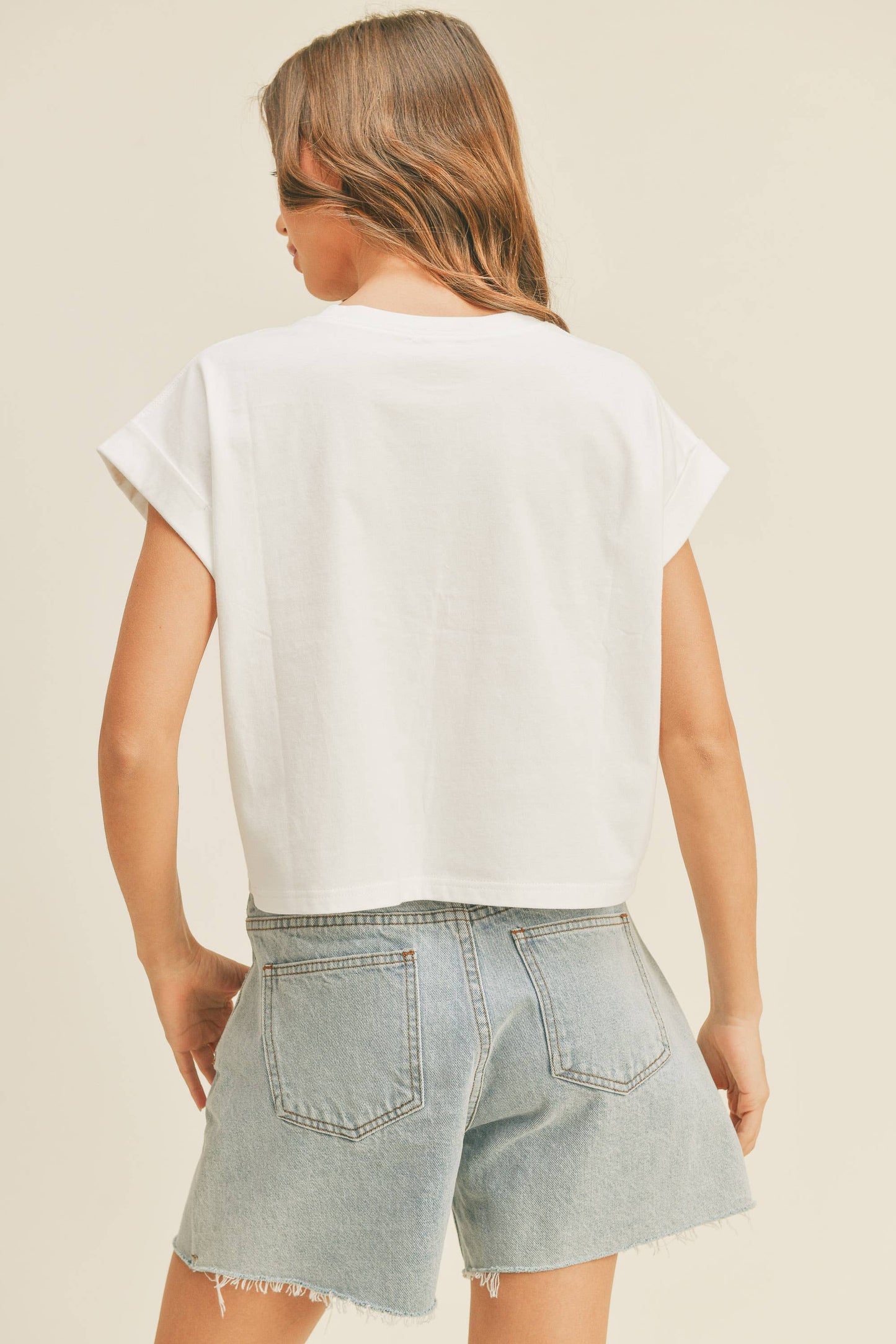 Randy Cuffed Sleeve Top