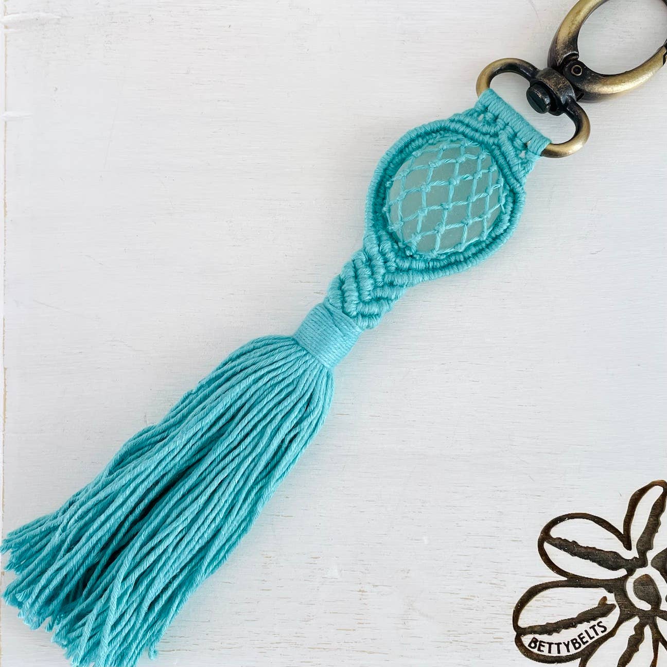 Sea Glass Keychain