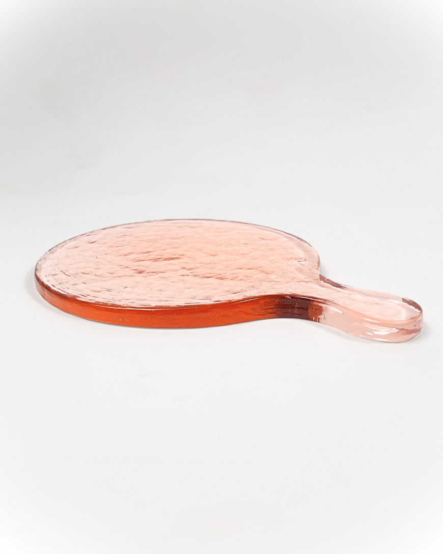 Hammered Glass Round Board