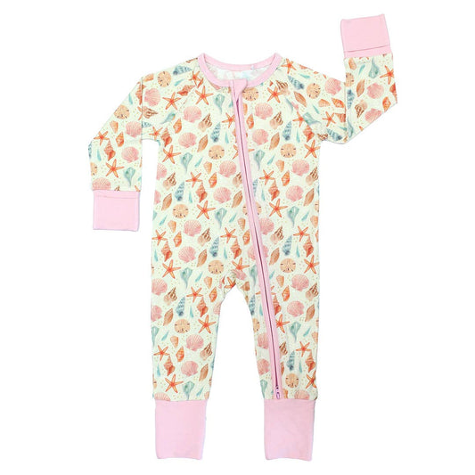 Sandy Seashells Beachy Convertible Pajamas
