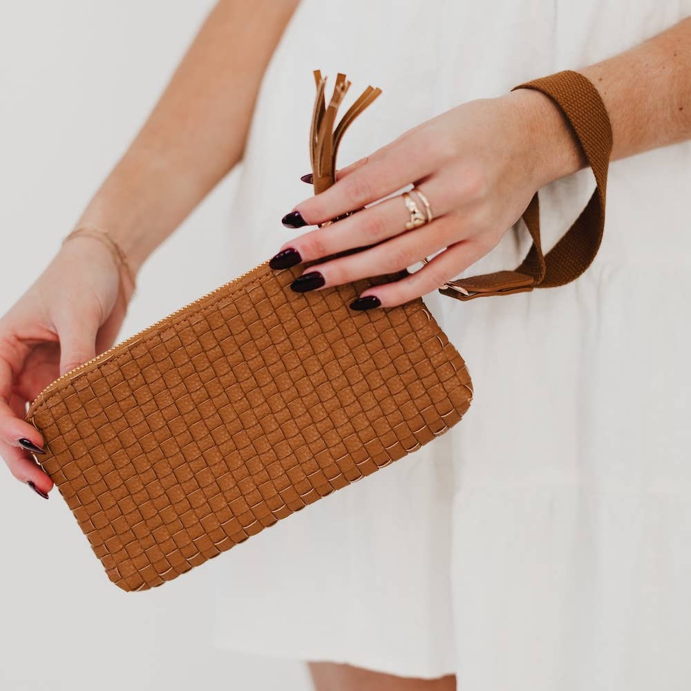 Emma Woven Wristlet