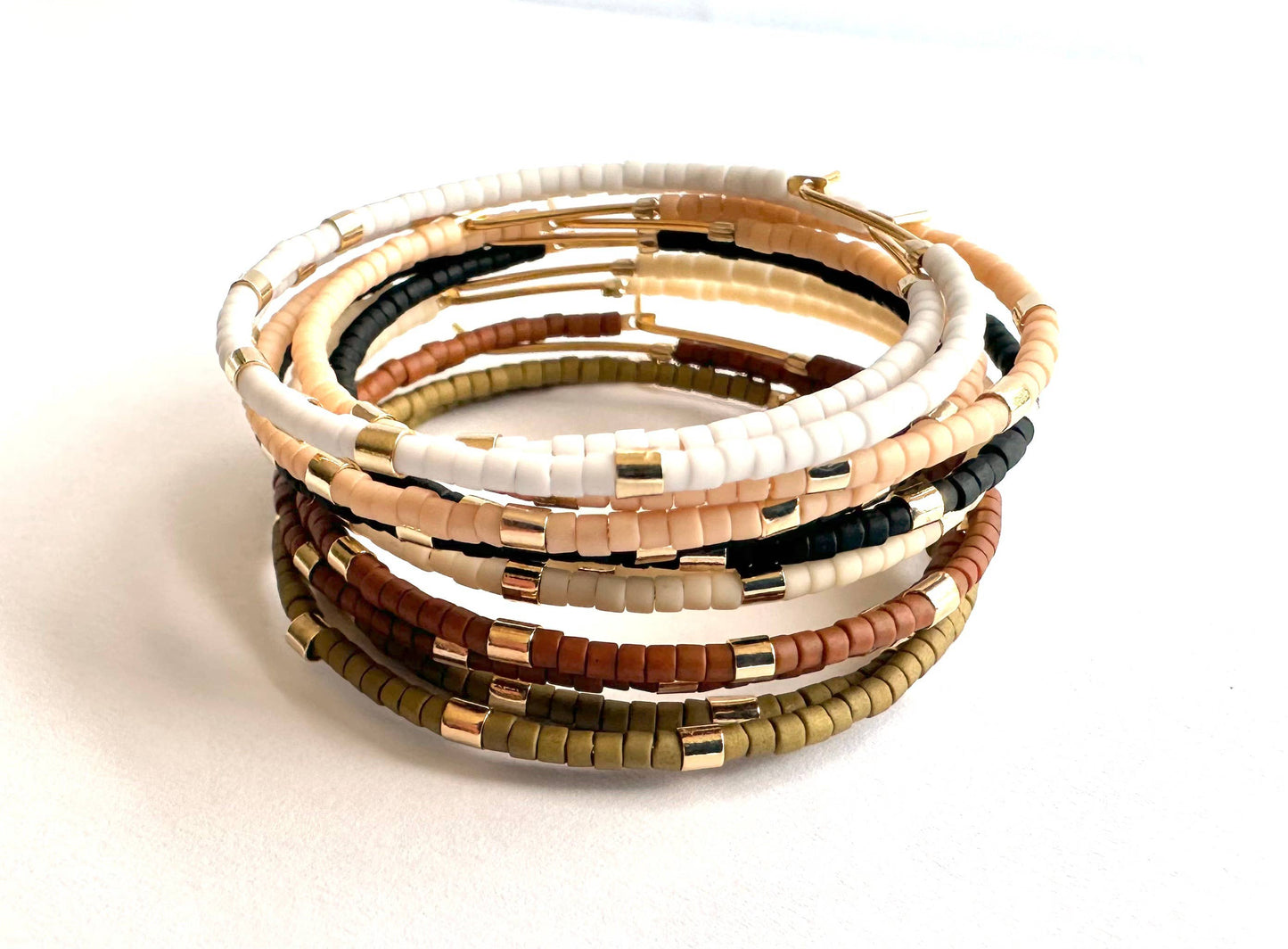 Large Minimalist Gold Bar Hoops