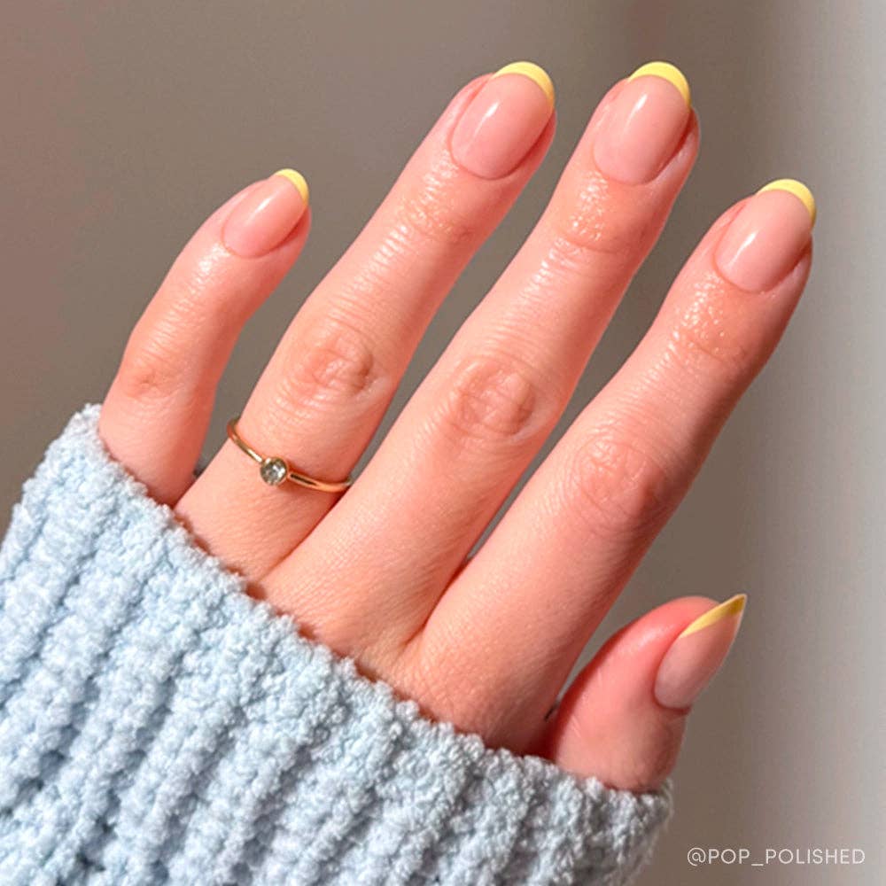 French Butter Press-On Nails | Short Round