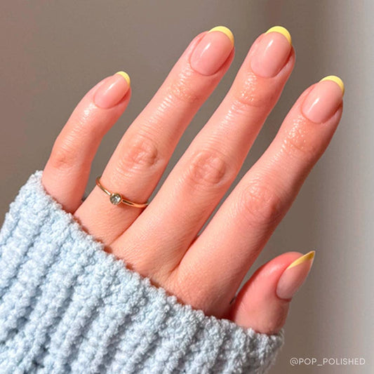 French Butter Press-On Nails | Short Round