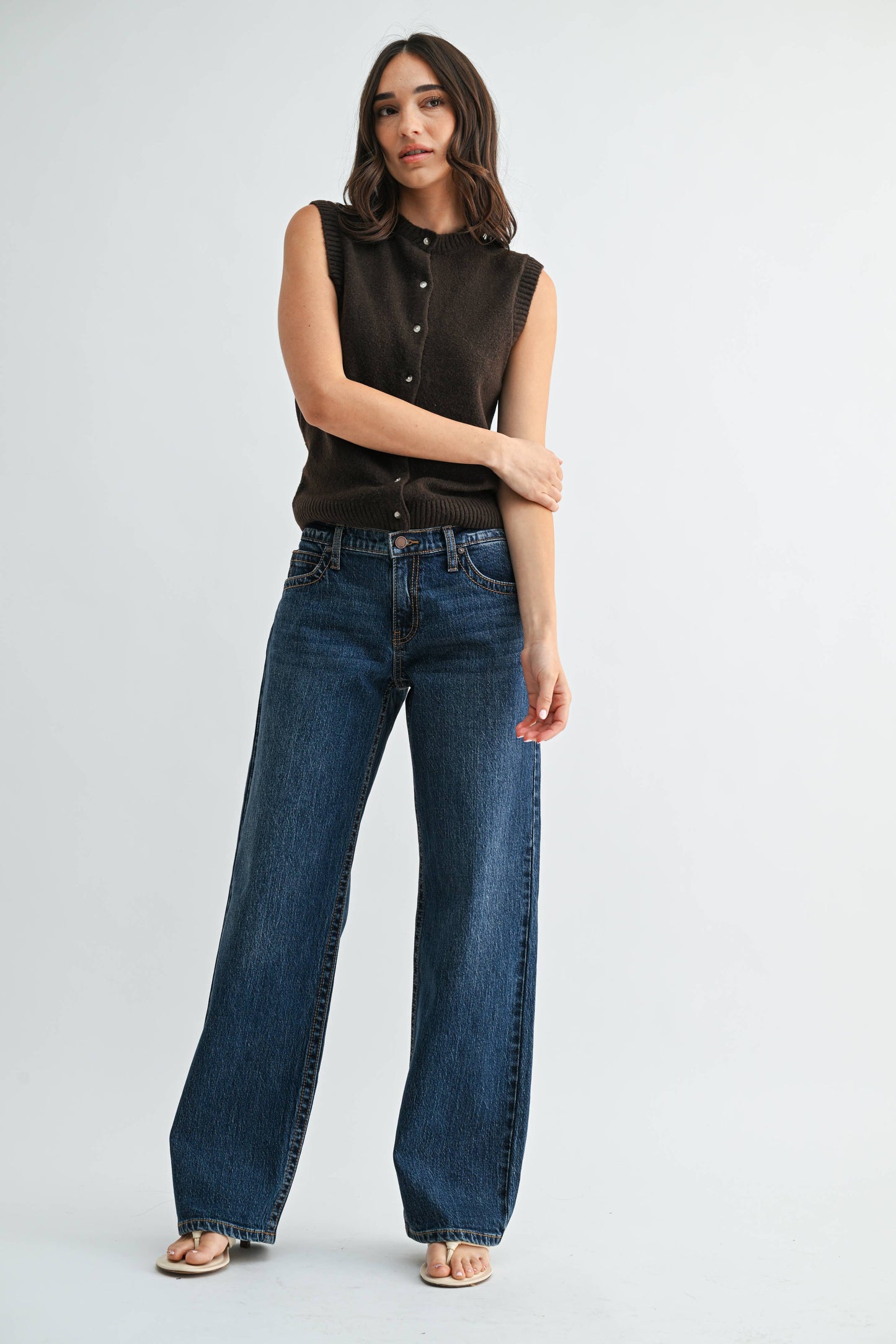 Low Rise Classic Straight Leg Jean