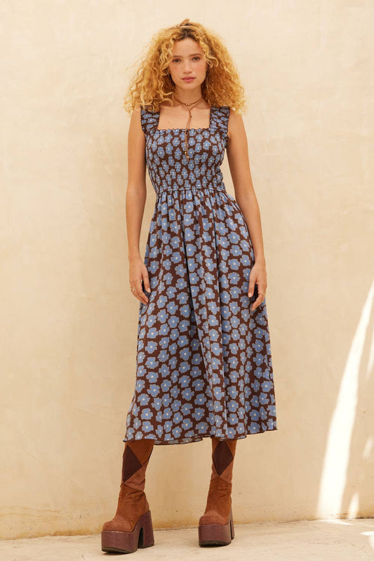 Fall Floral Dress