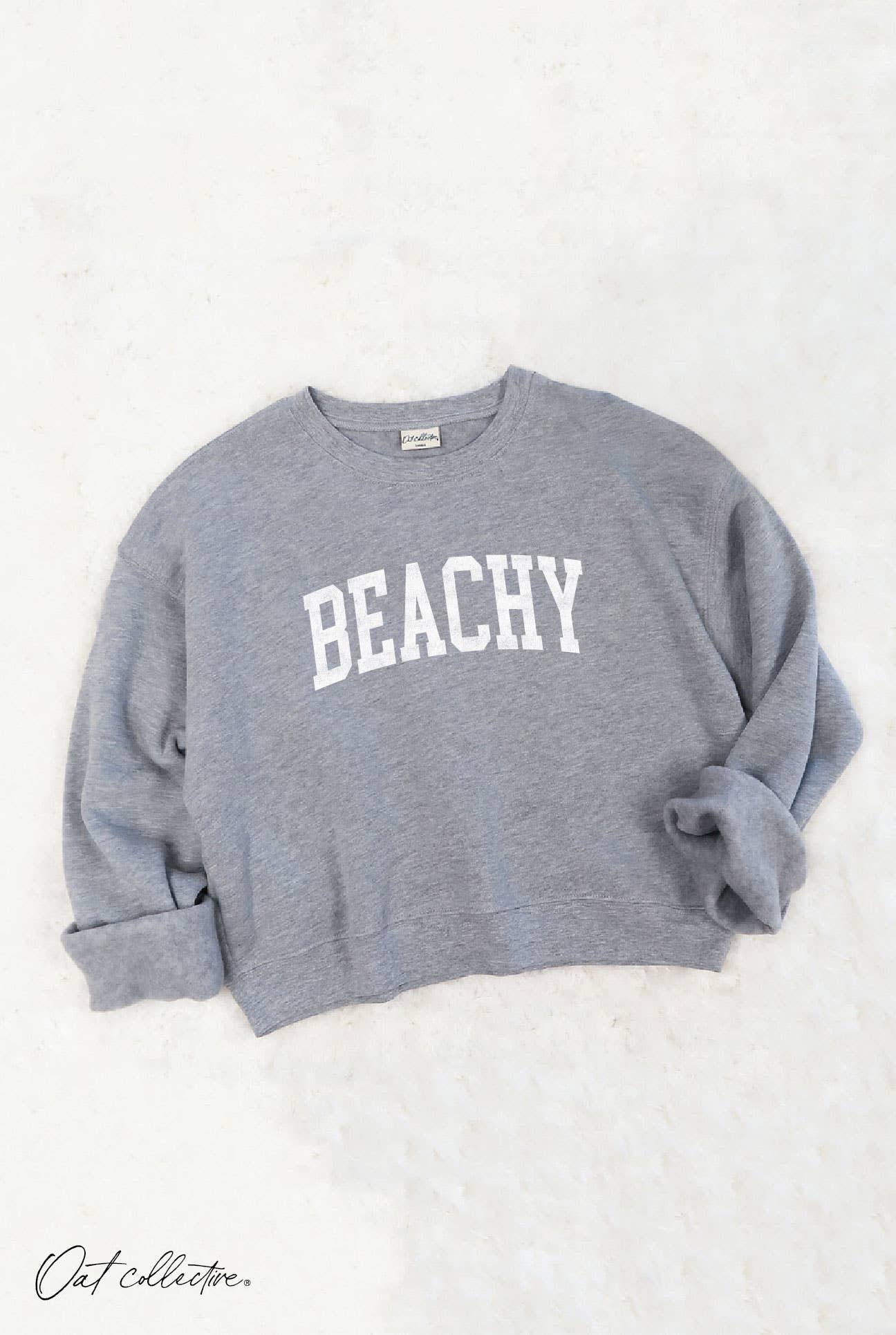 BEACHY Cropped Sweatshirt