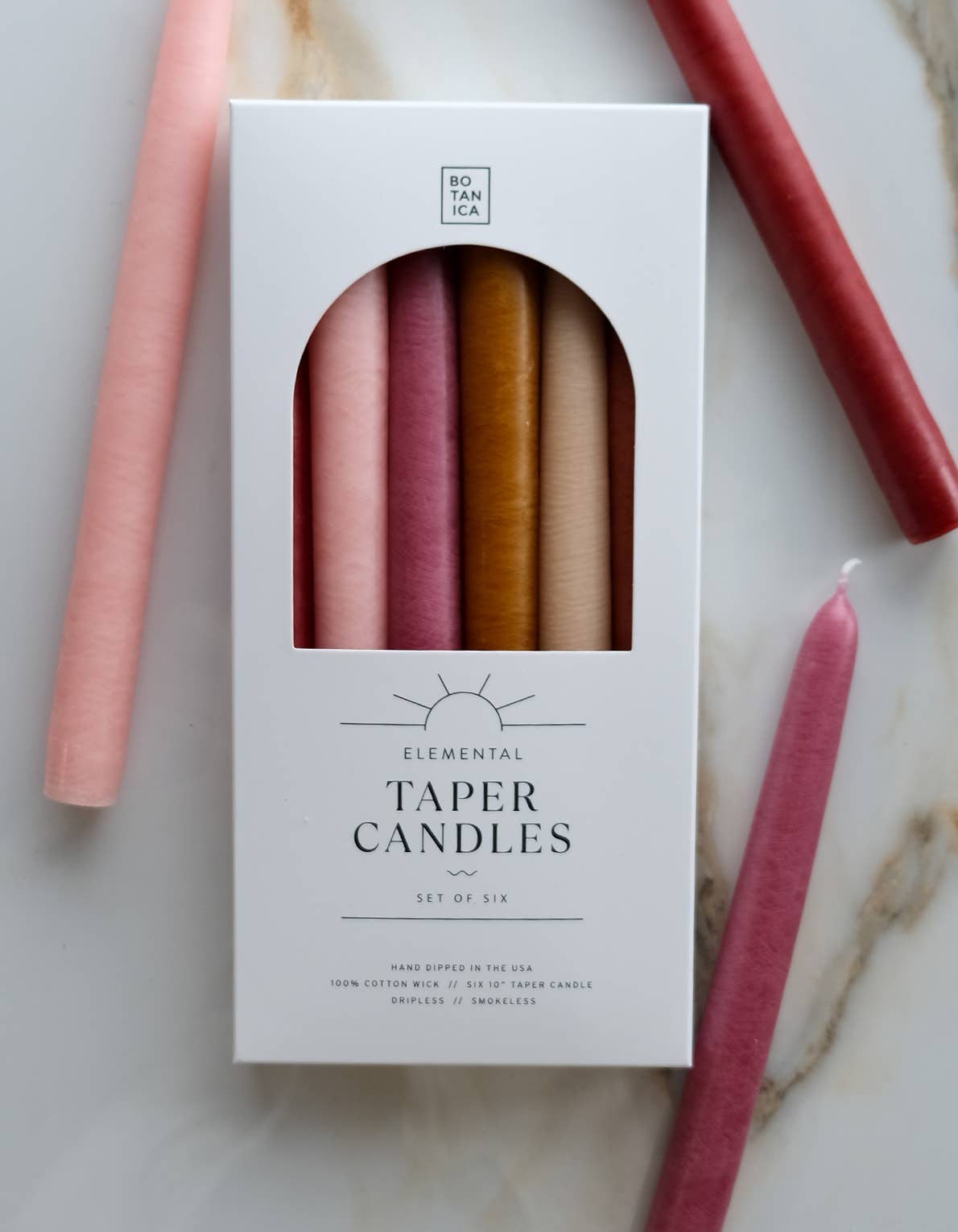 Fire Taper Candles