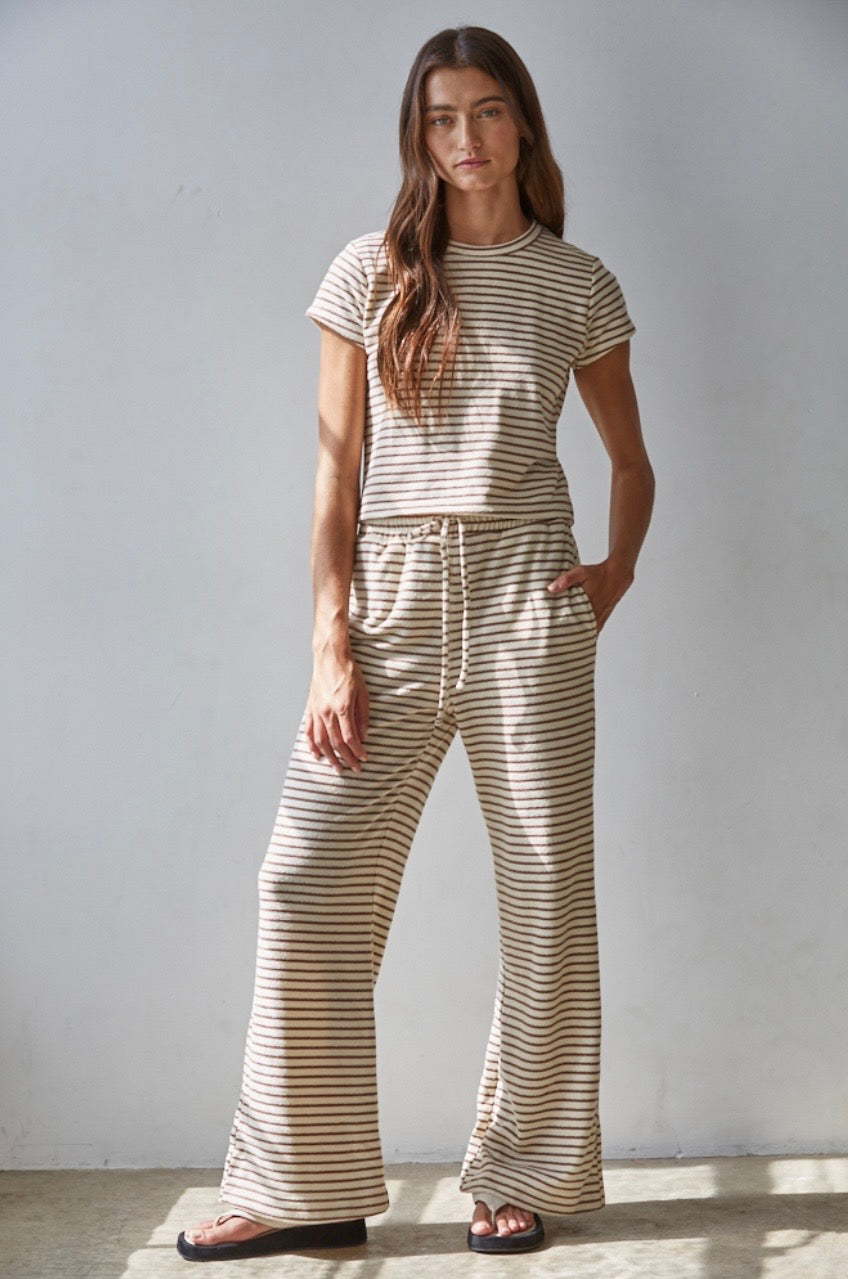 Sunday Lounge Striped Top