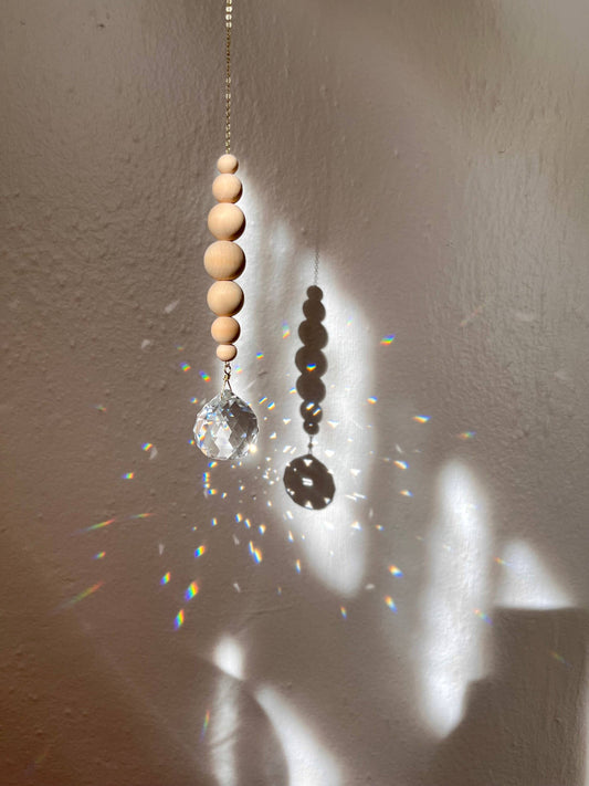 Beaded Crystal Prism Sun Catcher