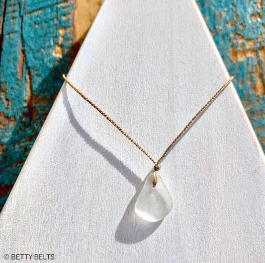 Maddie Genuine Sea Glass Necklace