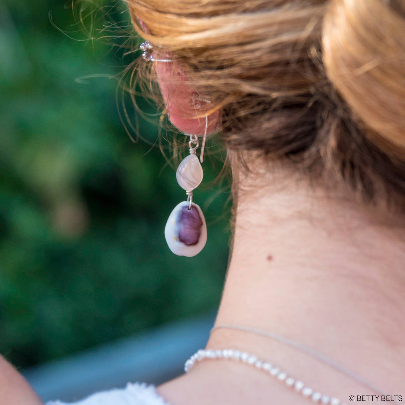 Morgan Cowrie Shell Drop Earrings