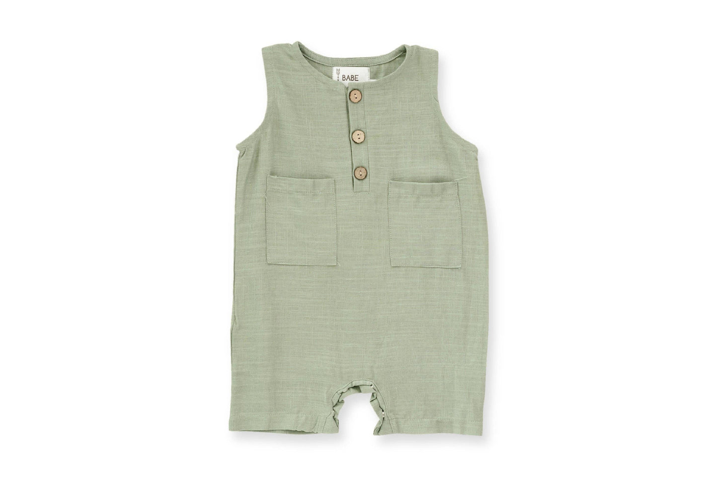 Sage Linen Romper