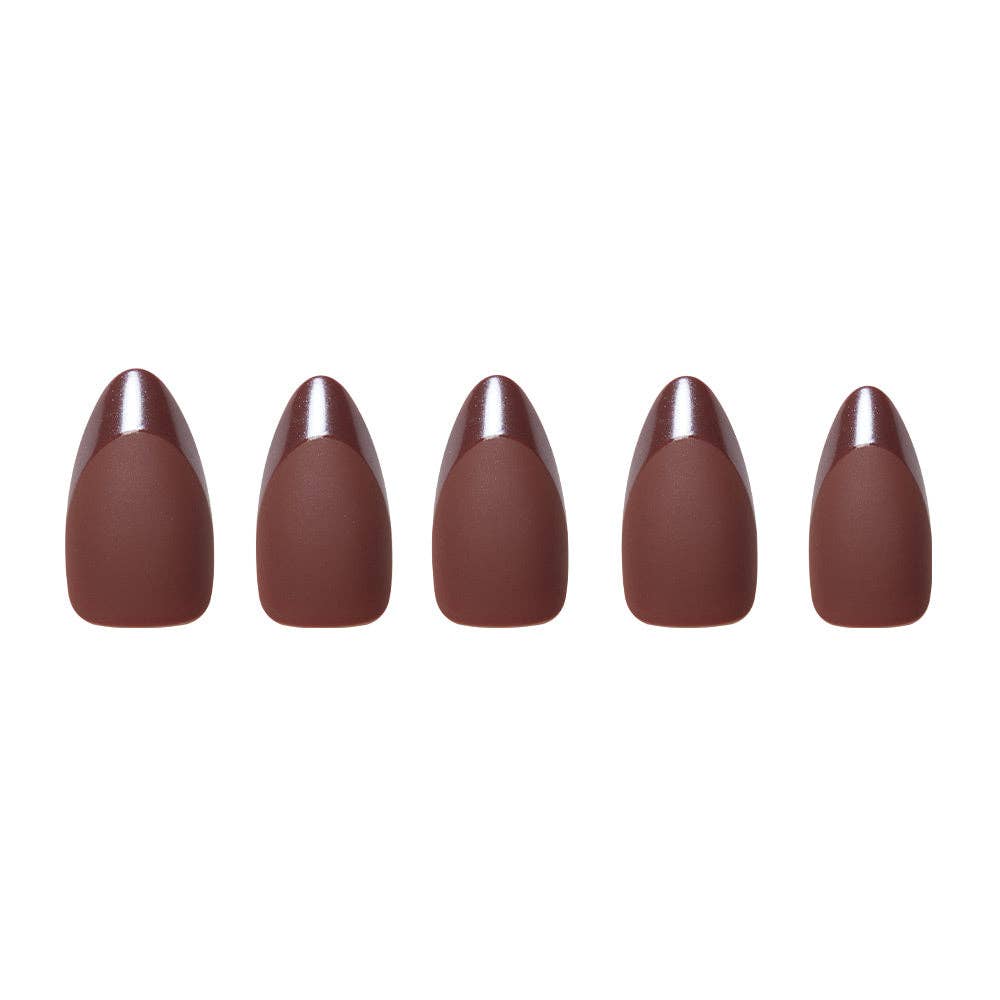 Terra Press-On Nails | Dark Brown