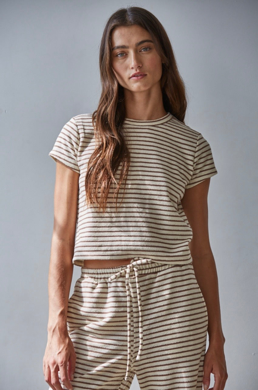 Sunday Lounge Striped Top