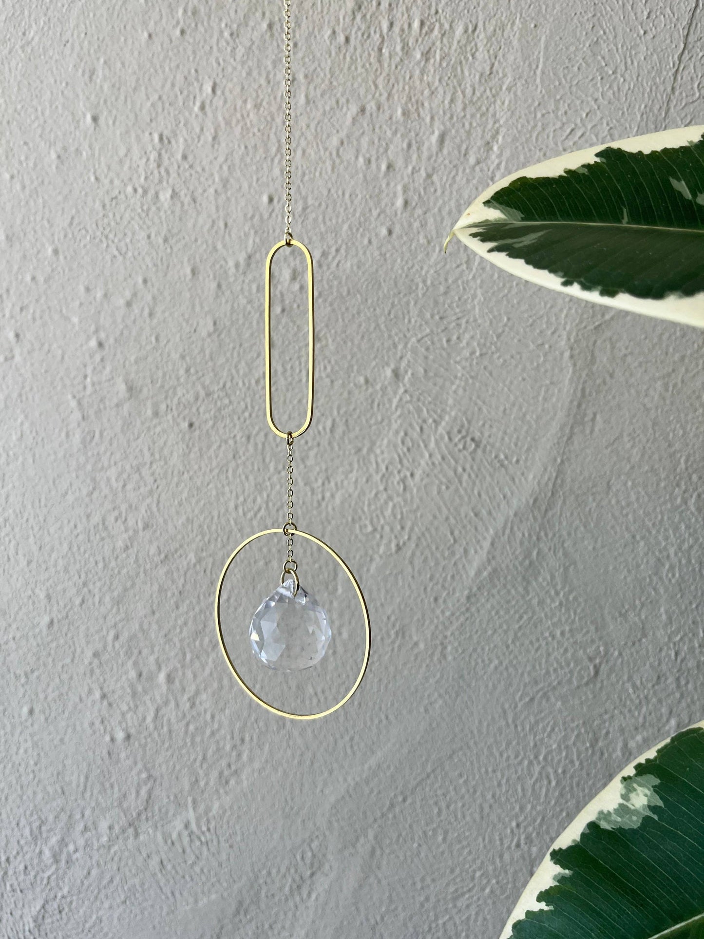 Simple Circle Sun Catcher Crystal Prism Rainbow Maker