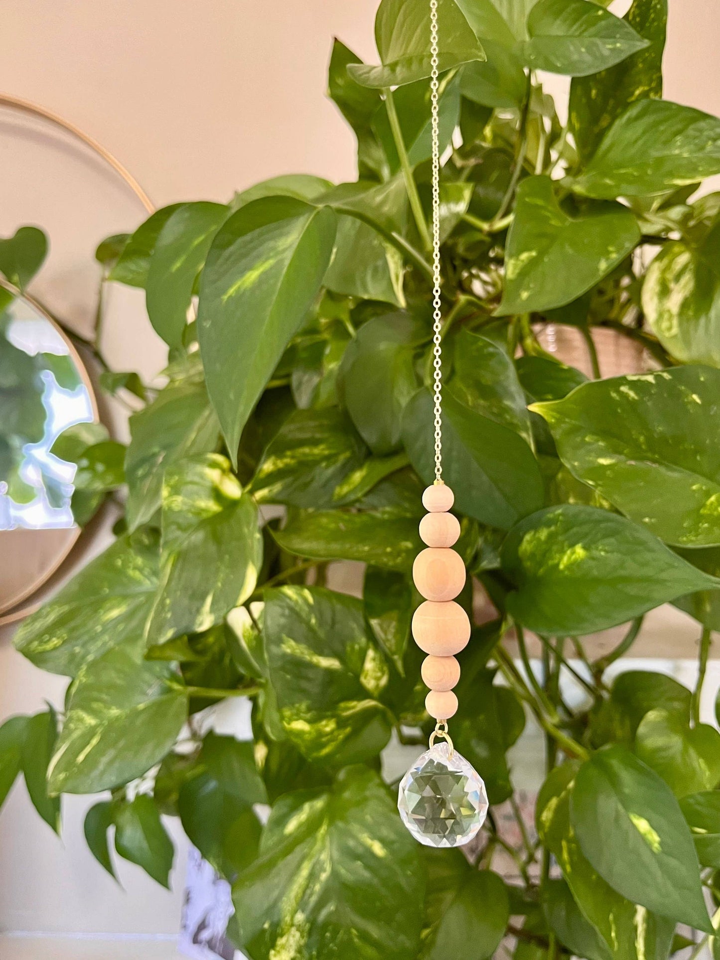 Beaded Crystal Prism Sun Catcher