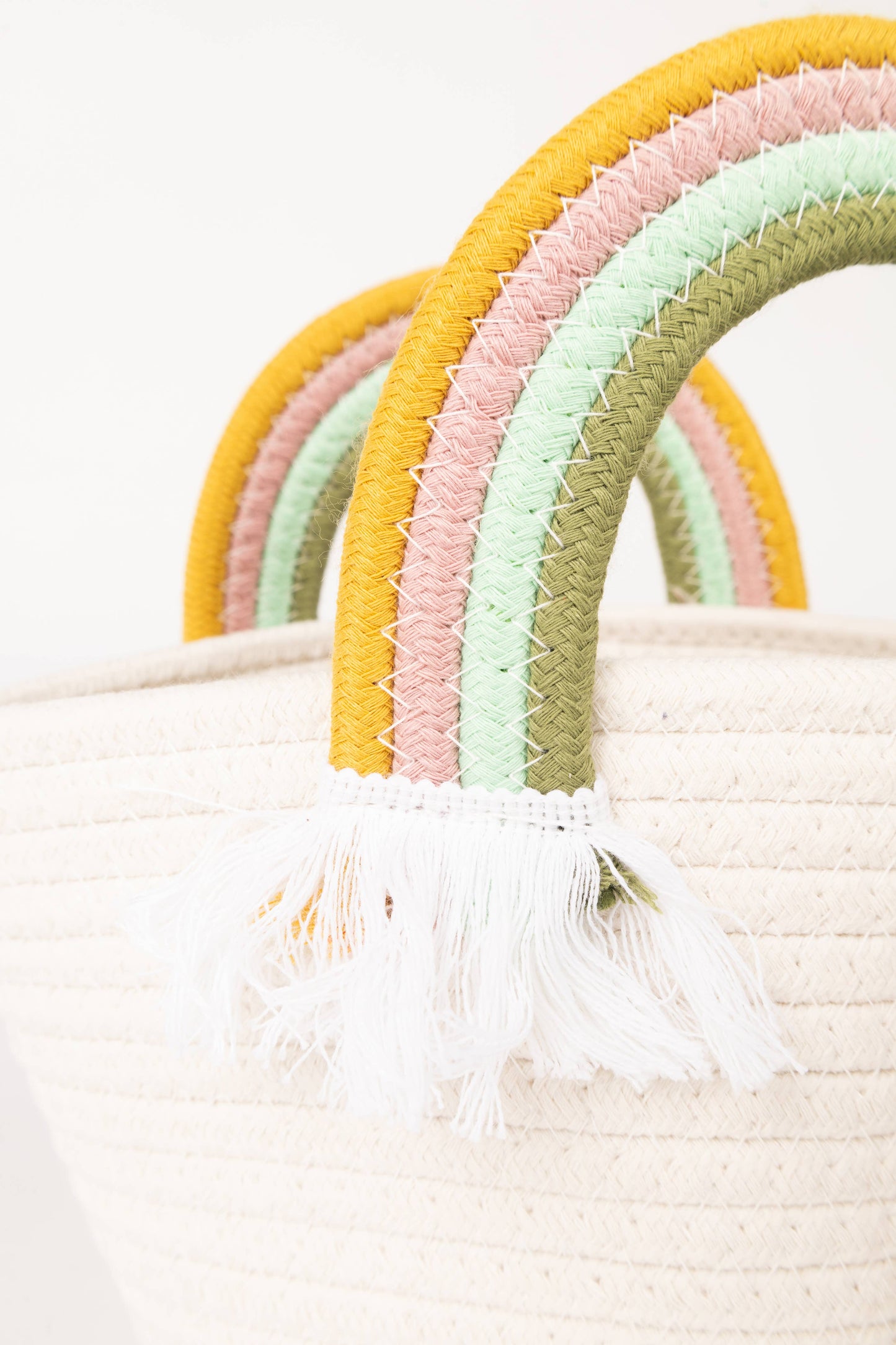 Rainbow Rope Gift Basket Children's Basket