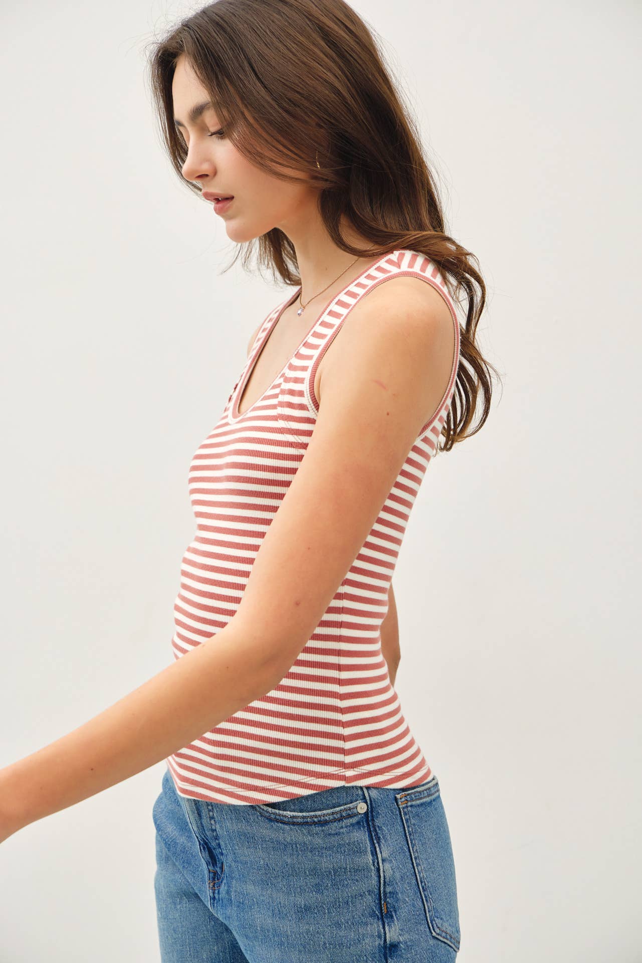 Ribbed Cotton Tank