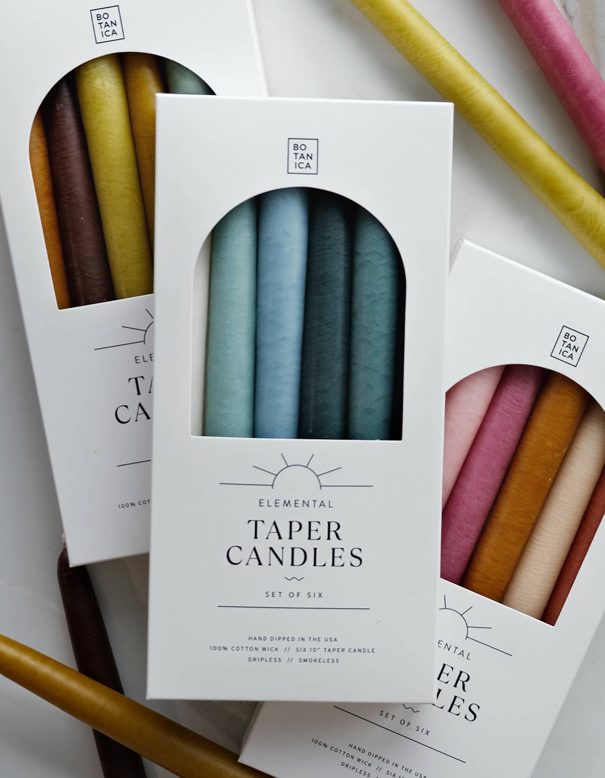 Fire Taper Candles
