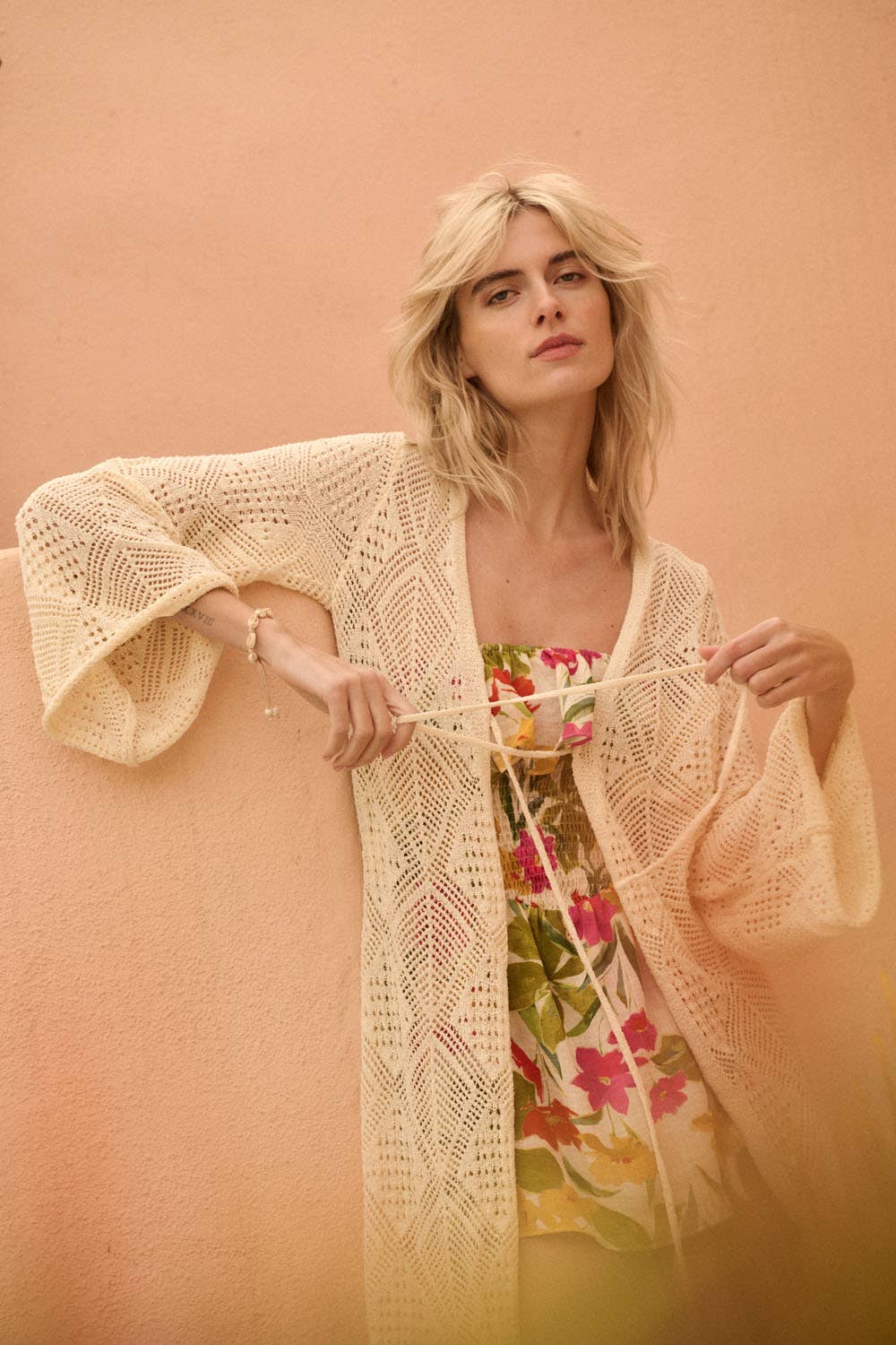 Crochet Knit Cardigan