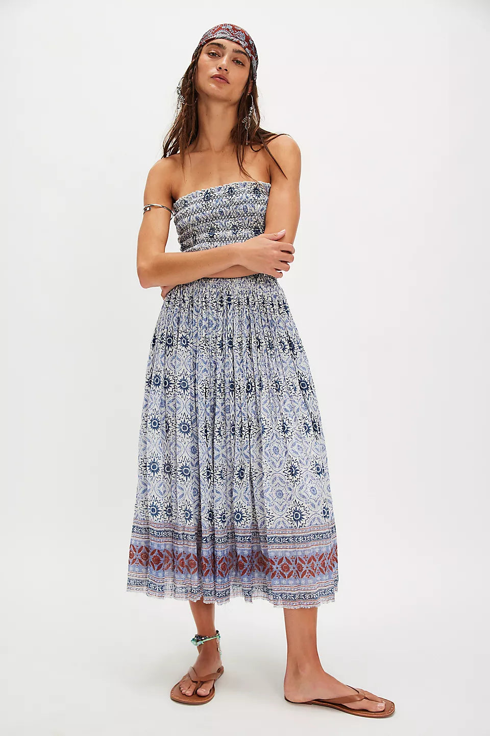 Ravenna Printed Convertible Maxi Skirt