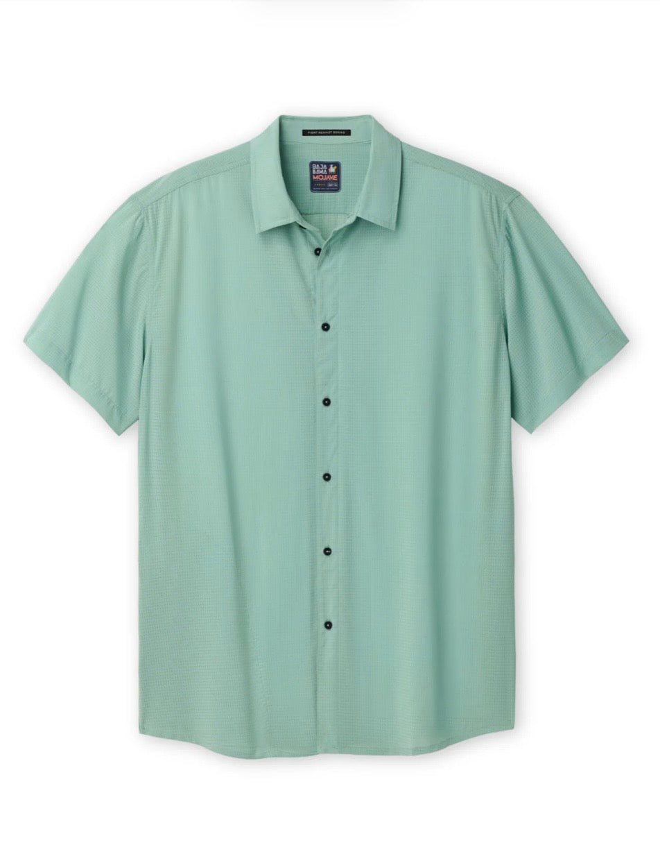 Green Mojave Button Up