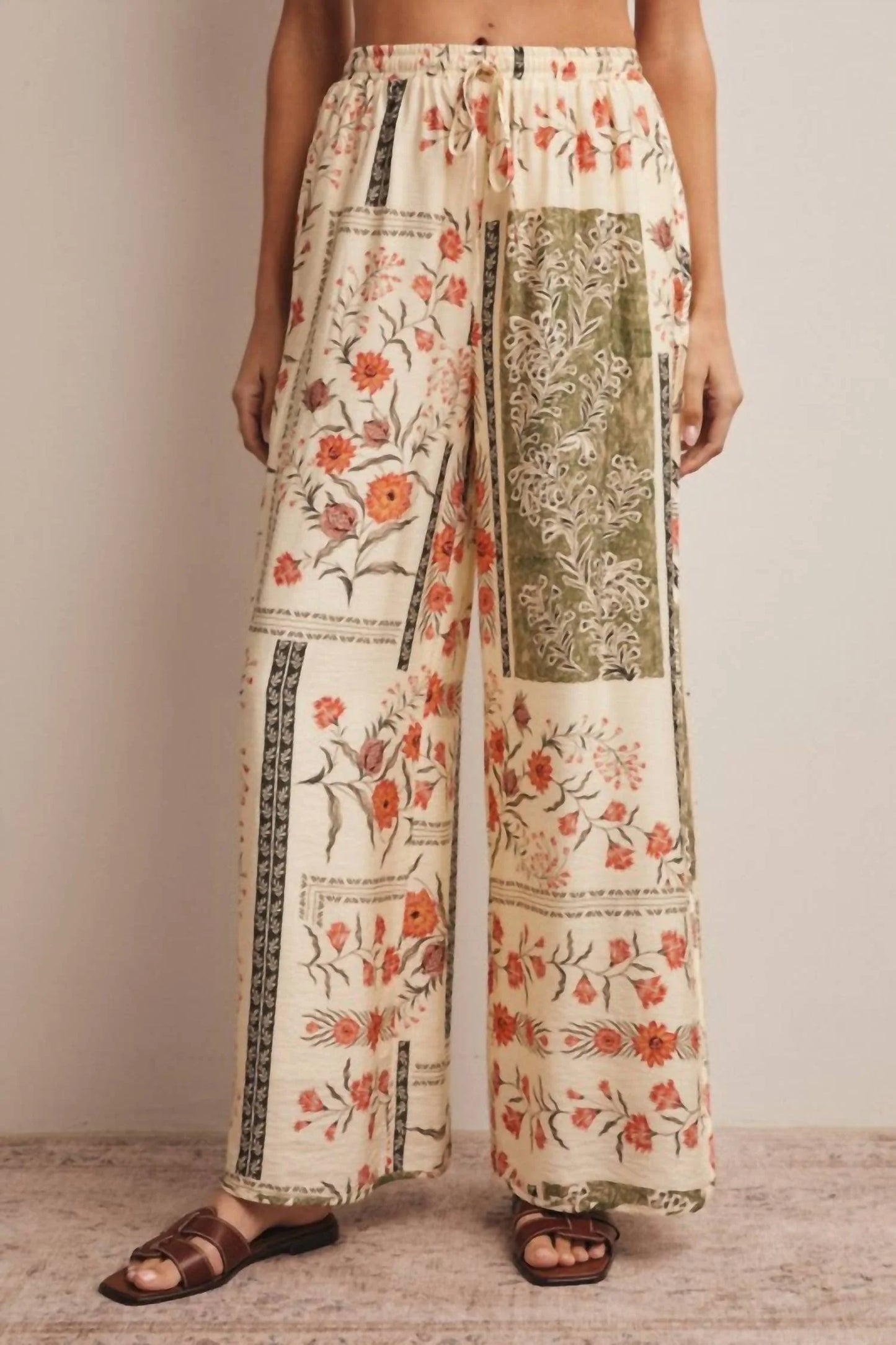 Patchwork Floral Pant