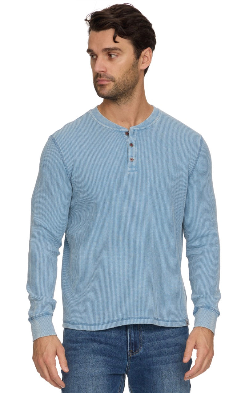 Vintage Soft Waffle Henley