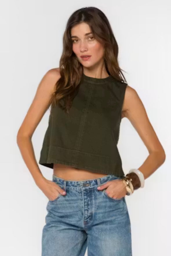 Anna Denim Top